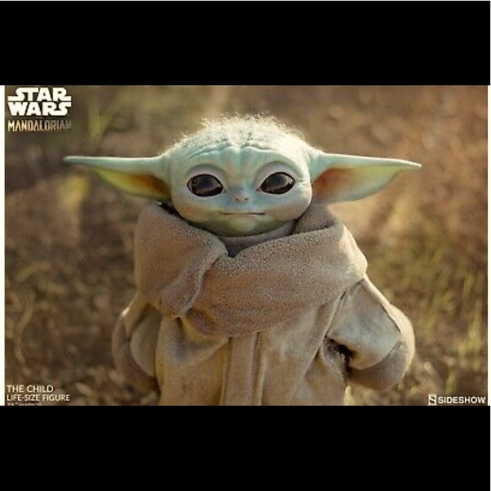 IN HAND Sideshow Baby Yoda Life Size Figure